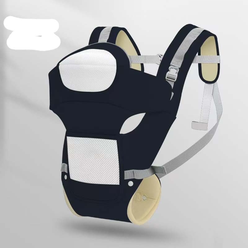 Baby Carrier Ergonomic M Position, Head Support,Newborn to Toddler and Breathable Mesh,Adjustable RemovableBaby Baby Sling Carrier, Dark sea Blue