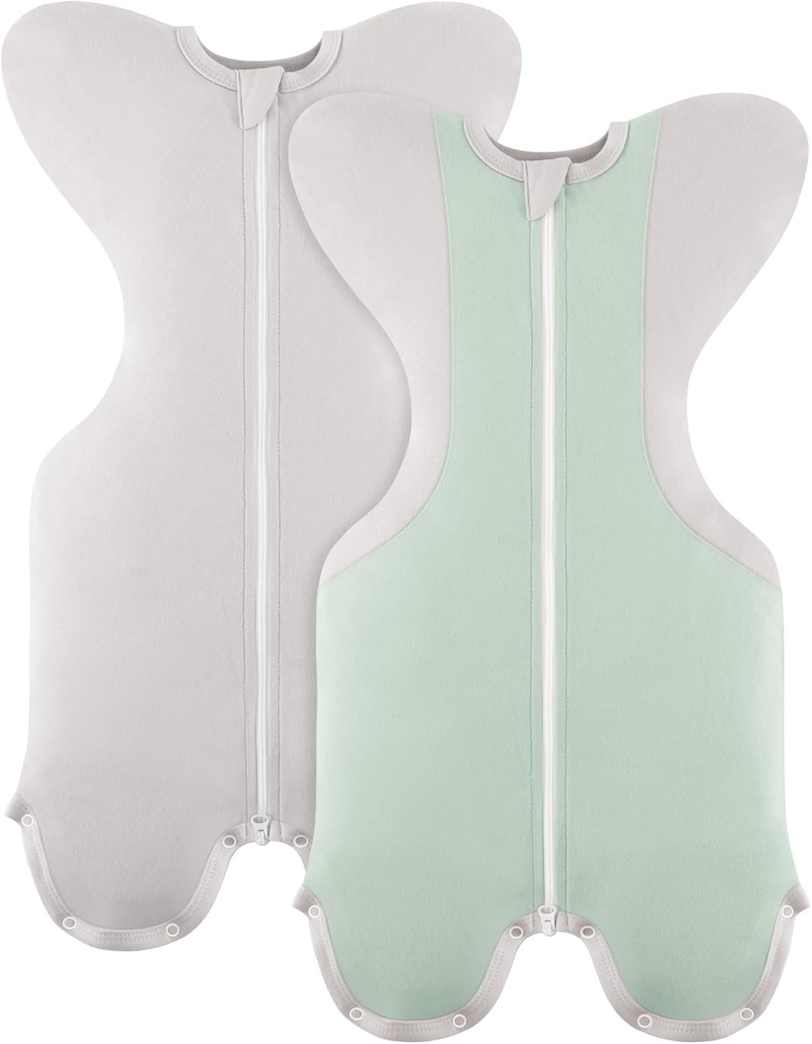 Susurration 2-Pack Organic Baby Swaddle Sleep Sacks – Swaddles for Newborns, Infant 0-3-6 Months, Baby Girls, Boys, Soft
