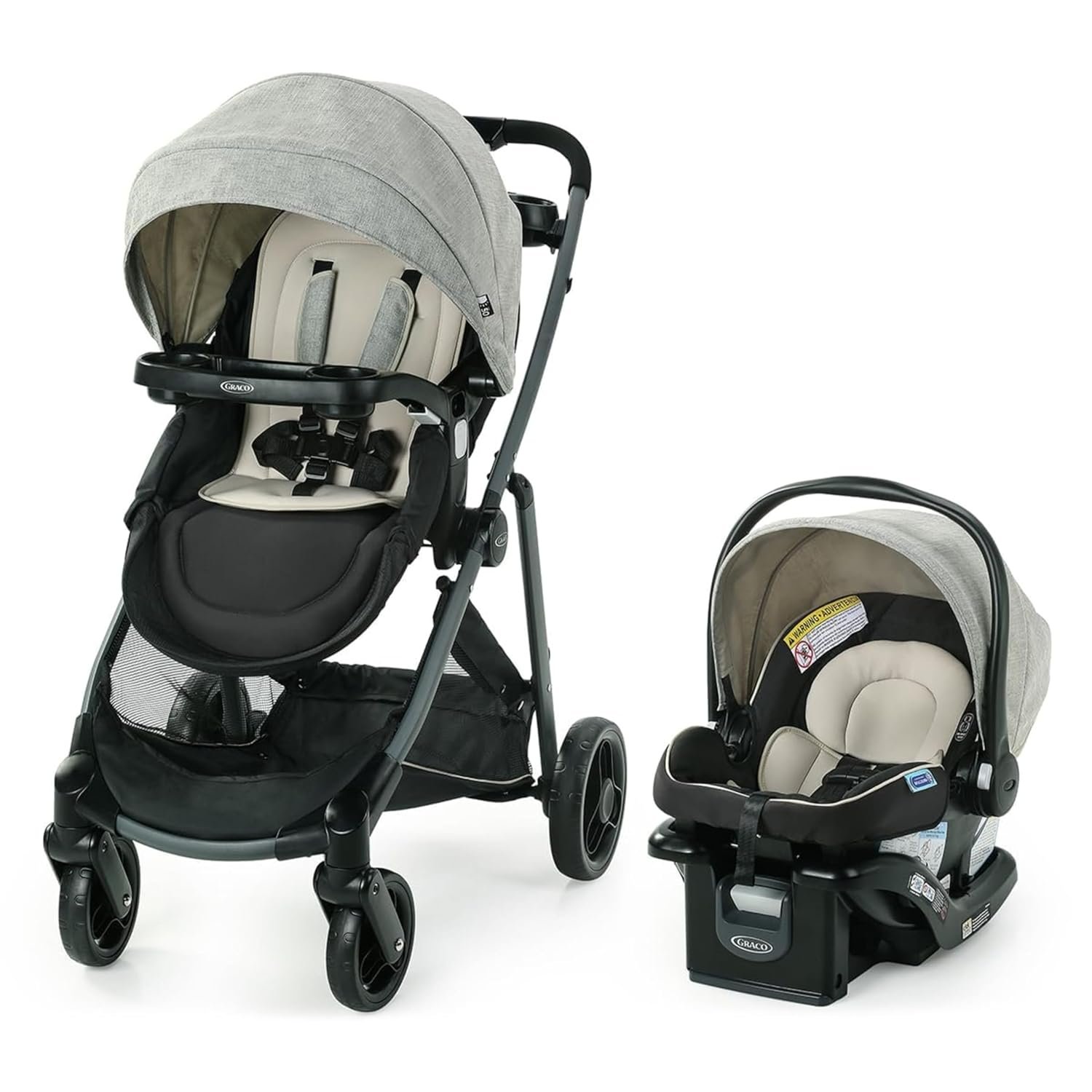 Graco Modes Element LX Baby Travel System, Infant Car Seat and Stroller Combo, Baby Essentials, Great Gift for New Parents and Baby Registry, Lynwood