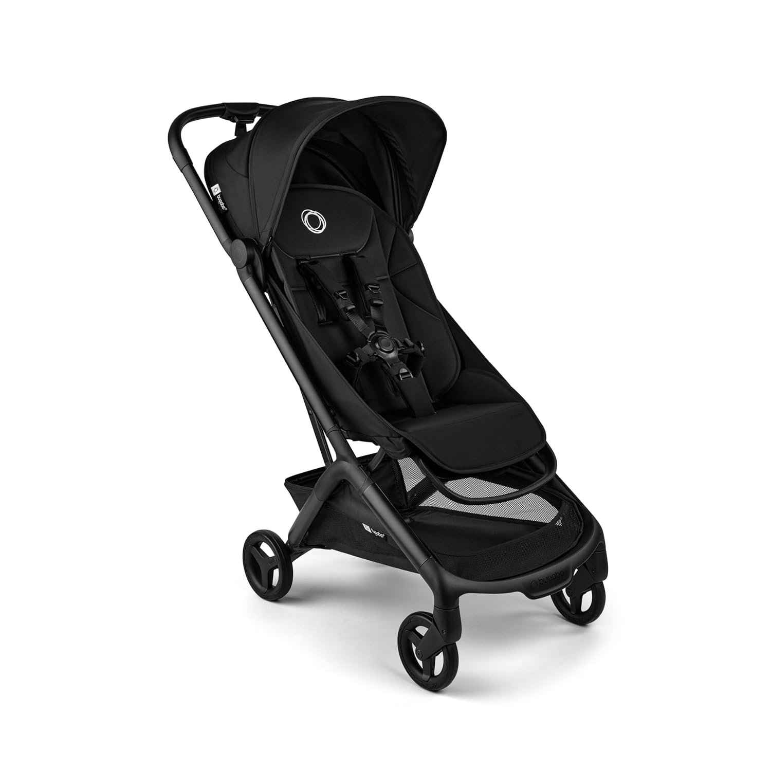 Bugaboo Butterfly 2 Ultra-Compact Travel Stroller – One-Second Fold, Airplane Carry-On Approved Lightweight Stroller with Reclining Seat, Suspension Wheels & Adjustable Footrest – Black