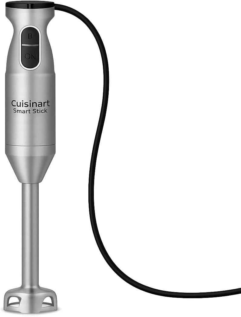 Cuisinart Smart Stick Two-Speed Hand Blender, Powerful Immersion Blender with 300-Watt Motor Blends Shakes, Smoothies, Puree, Baby Food, Soups & Sauces, CSB-175SVP1, Silver