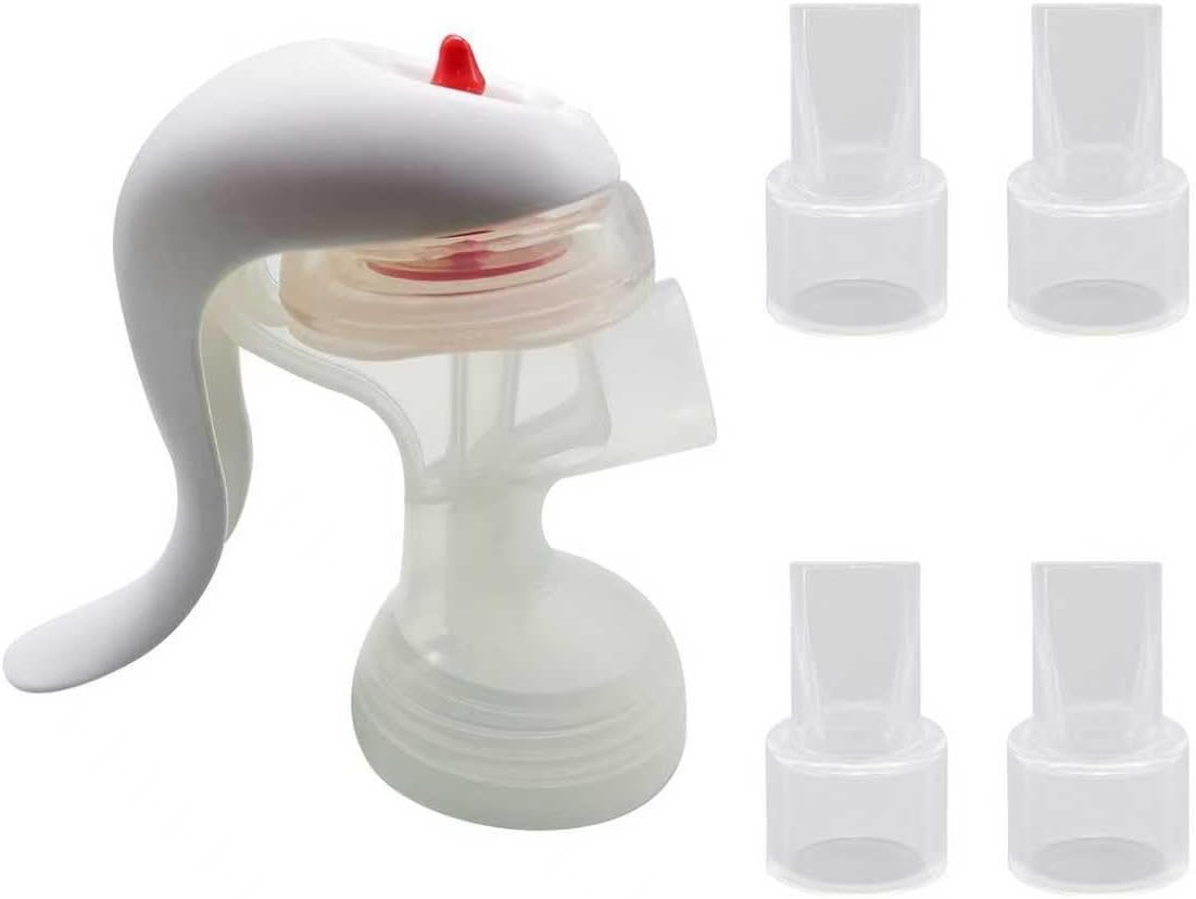 Manual Pump Parts/Accessories Compatible with Lansinoh Breastpumps Use with Signature Pro Smartpump Turn to Manual Incl Diaphragm Stem Main Body Handle and 4 Pc Duckbill Valves