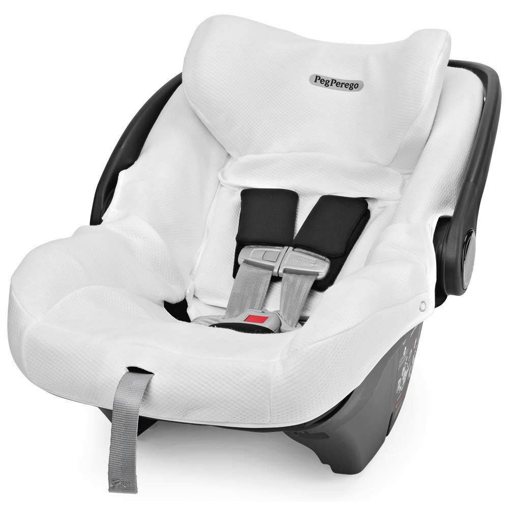 Peg Perego Primo Viaggio 4-35 Infant Car Seat Clima Cover – Accessory – White-Compatible with Any Primo Viaggio Infant car seat