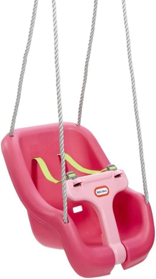 Little Tikes 650727M 2-in-1 Snug ‘n Secure Swing 4pk Magenta