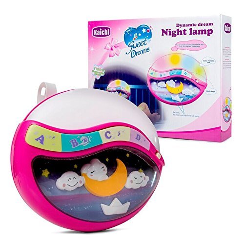 Magic Sleep Through The Night Soother Baby Crib Clip In Night Lamp With Multiple Melodies To Put Your Baby To Sleep, In Pink