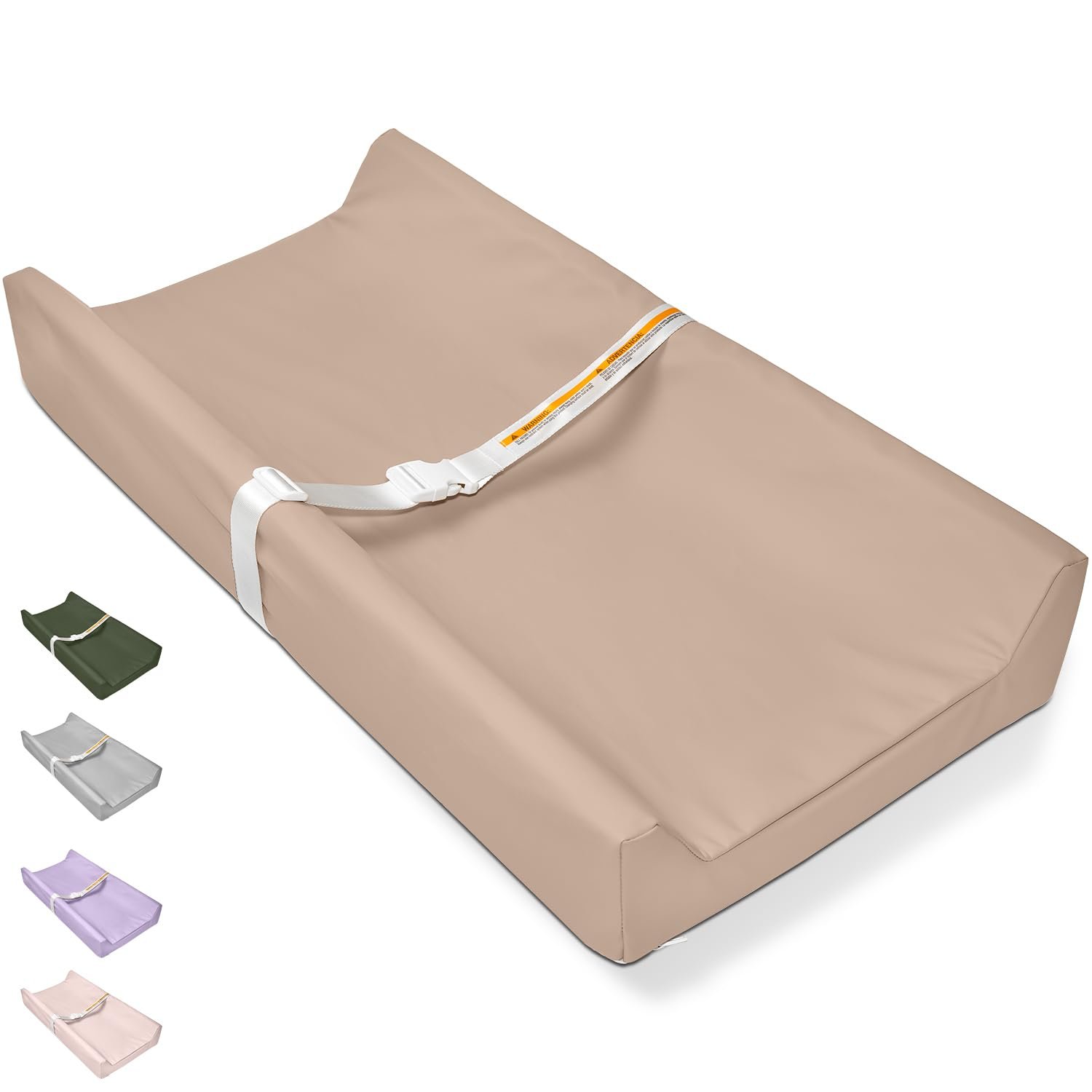 Baby Changing Pad, Changing Table Pads, Vegan Leather Wipeable Changing Pad, 32×16 in Waterproof Diaper Baby Changing Topper for Dresser, Table