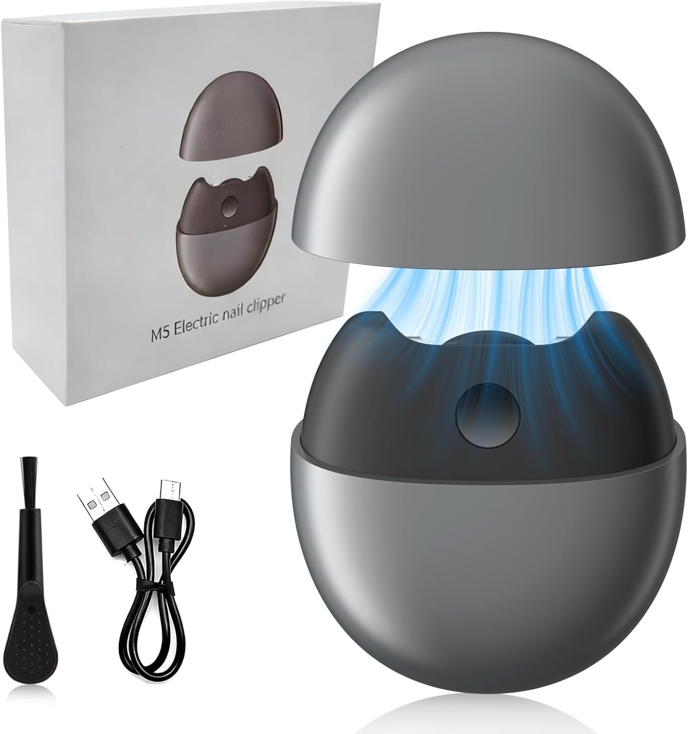 Electric Nail Clipper(Grey)