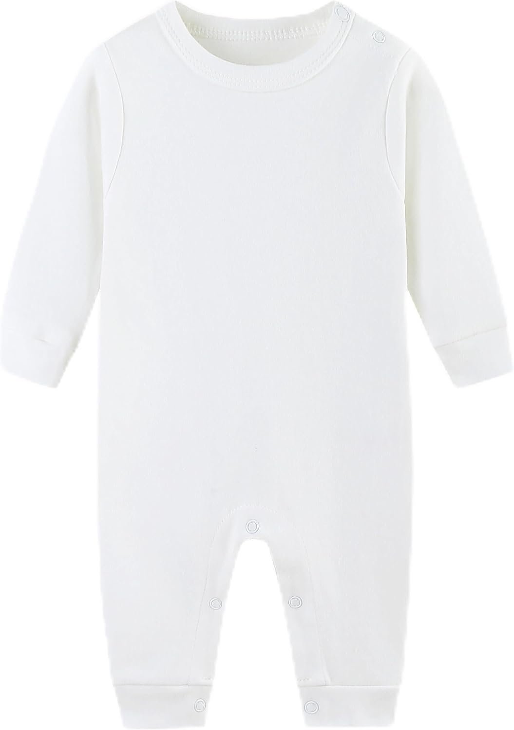 Baby Girl Boy Outfit Infant 100% Cotton Long Sleeve Newborn Romper Unisex Footless Jumpsuit