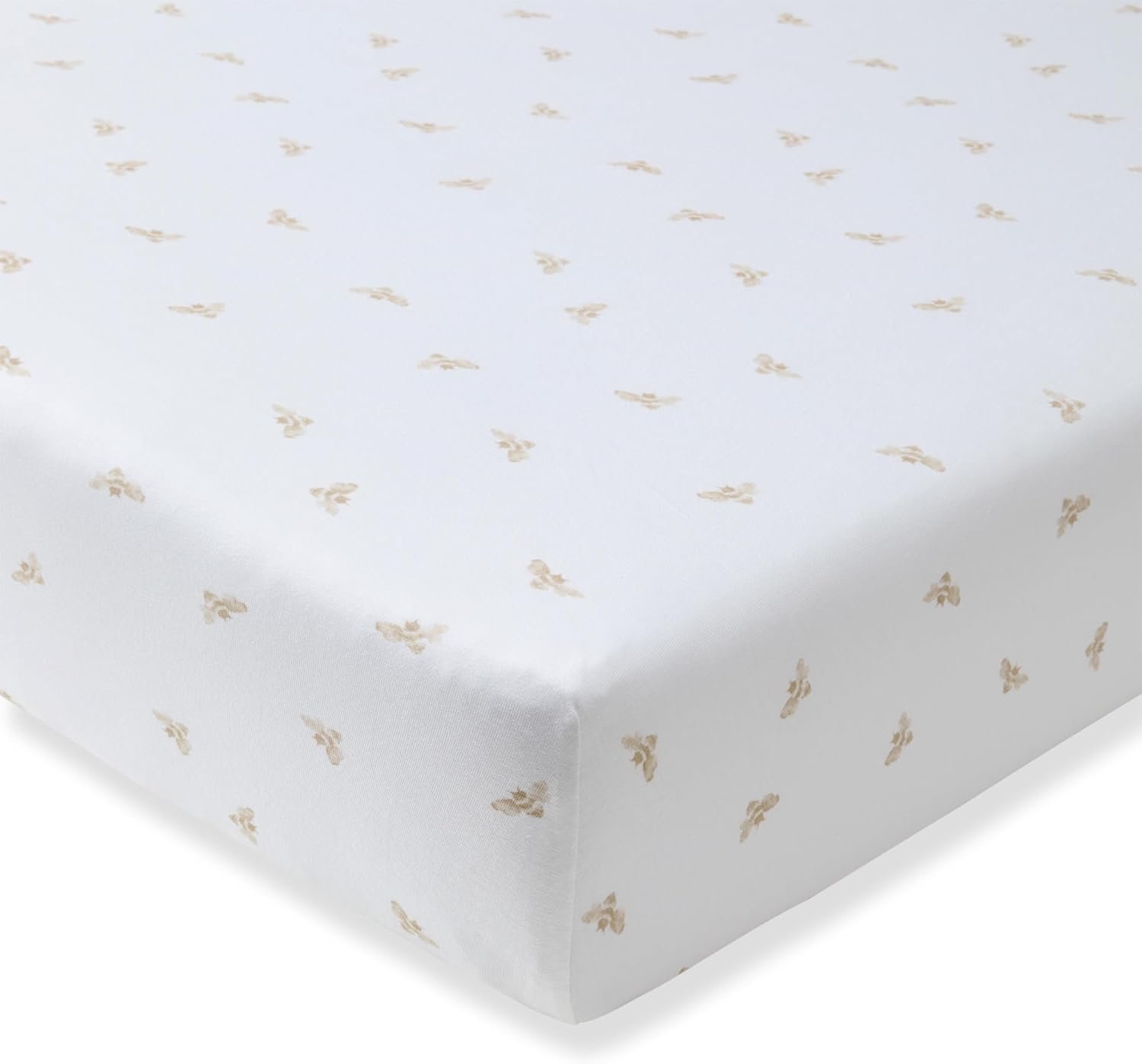 Burt’s Bees Baby Organic Cotton Fitted Crib Sheet, Breathable Baby Bedding, Infant and Toddler Bed Sheet for Boys and Girls