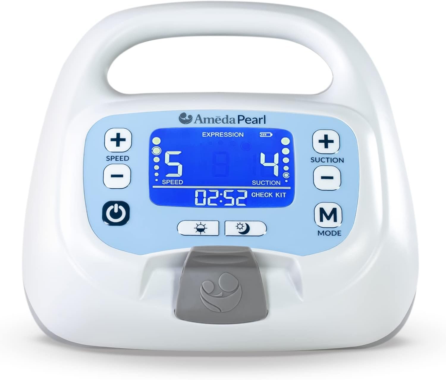 Ameda Pearl Hospital Grade Breast Pump | Ameda Electric Breast Pump | Rechargeable Battery | Medical Grade | Pumps for Breastfeeding