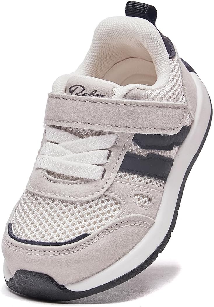 Baby Sneakers for Boys Girls Soft Sole Non-Slip Infant Shoes Lightweight Breathable Toddler First Walker Shoes for Baby Walking 12 18 21 24 Months