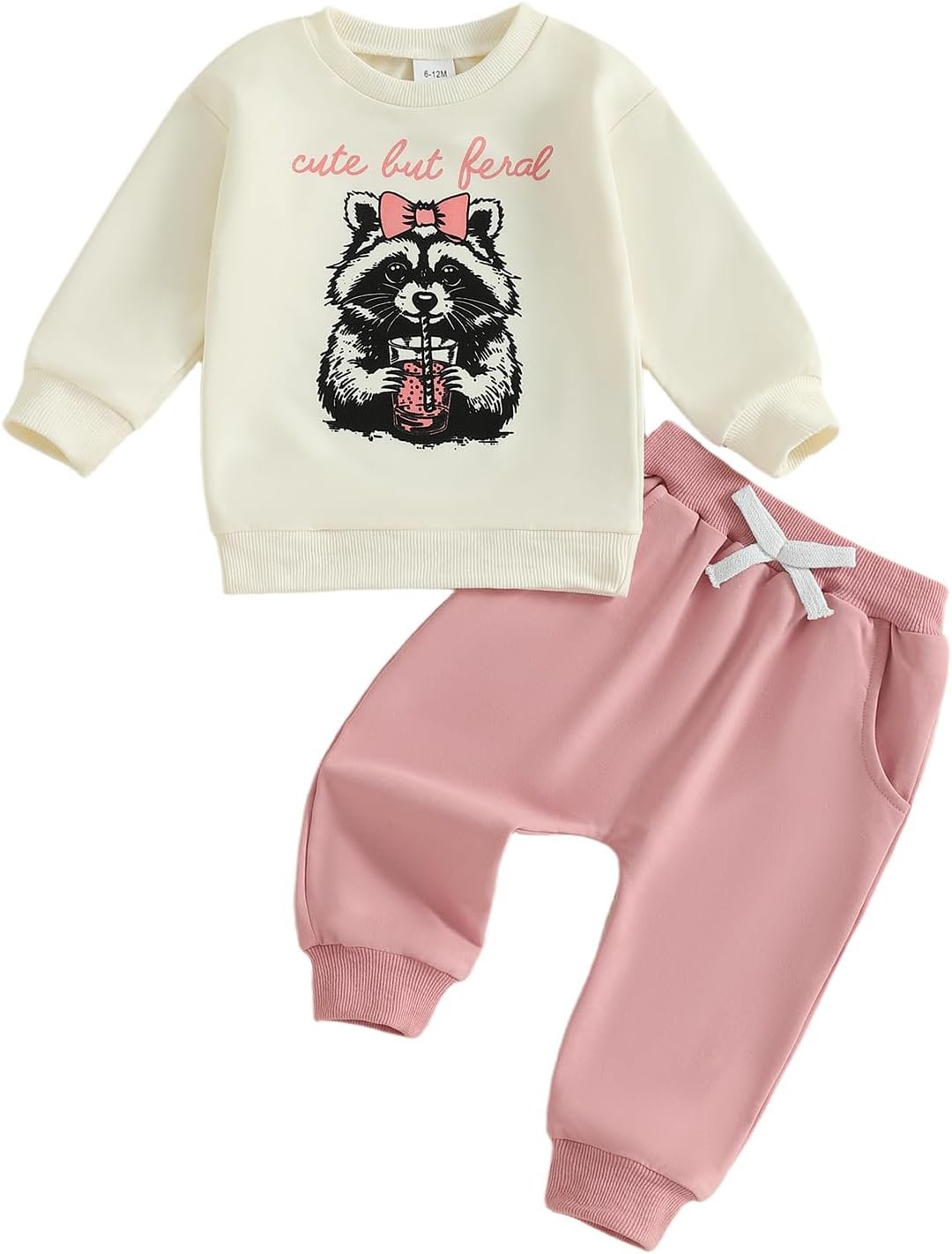 Sejardin Baby Girl Fall Winter Outfit Infant Letter Print Long Sleeve Sweatshirt and Jogger Pants 6 12 18 24M 2T Girl Clothes