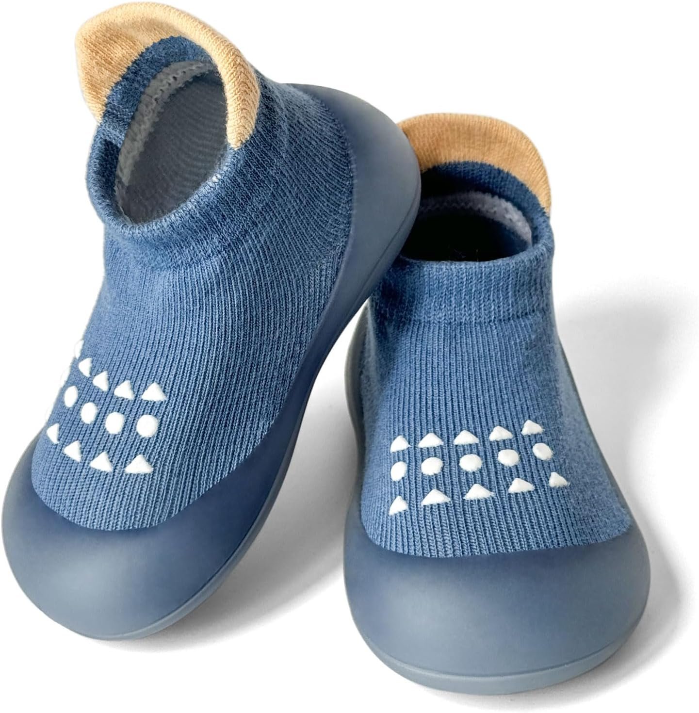 Baby First Walking Shoes Infant Rubber Sole Grip Socks for Toddler Boys Girls Breathable House Slipper Newborn Slip On Sneakers