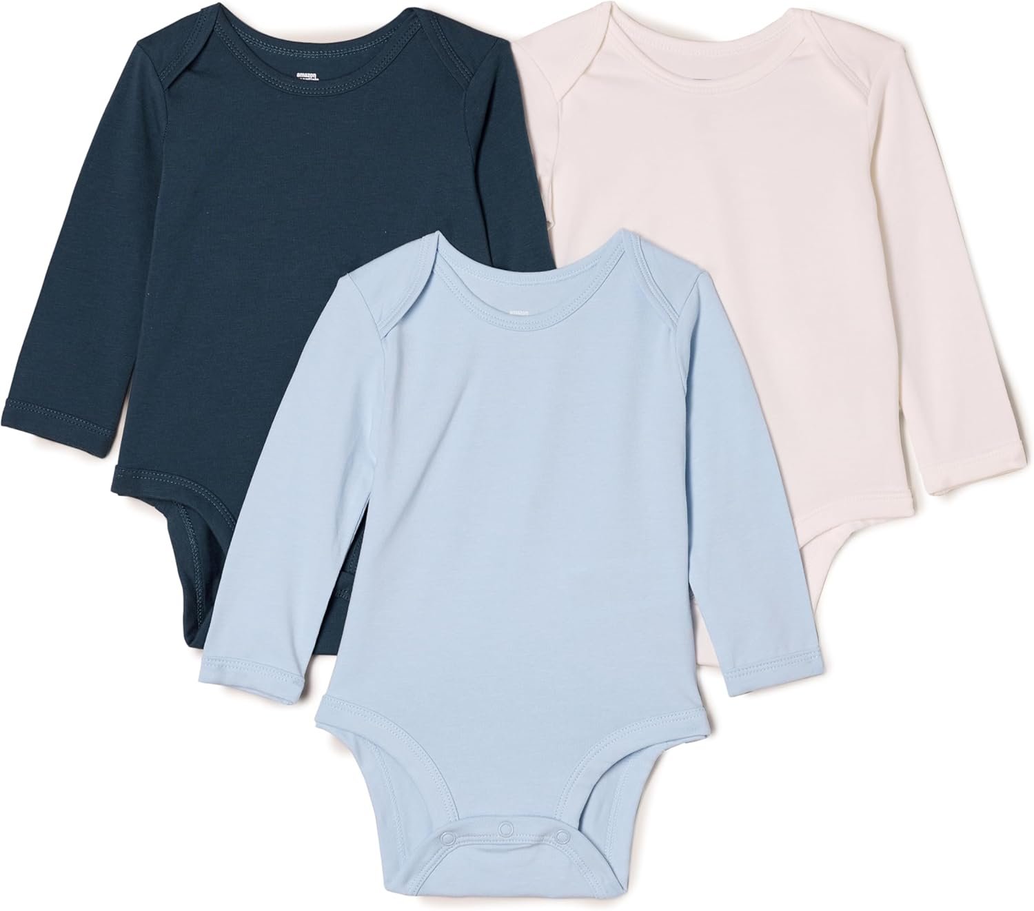 Amazon Essentials x Sofia Grainge Unisex Babies’ Cotton Long Sleeve Crew Neck Bodysuit