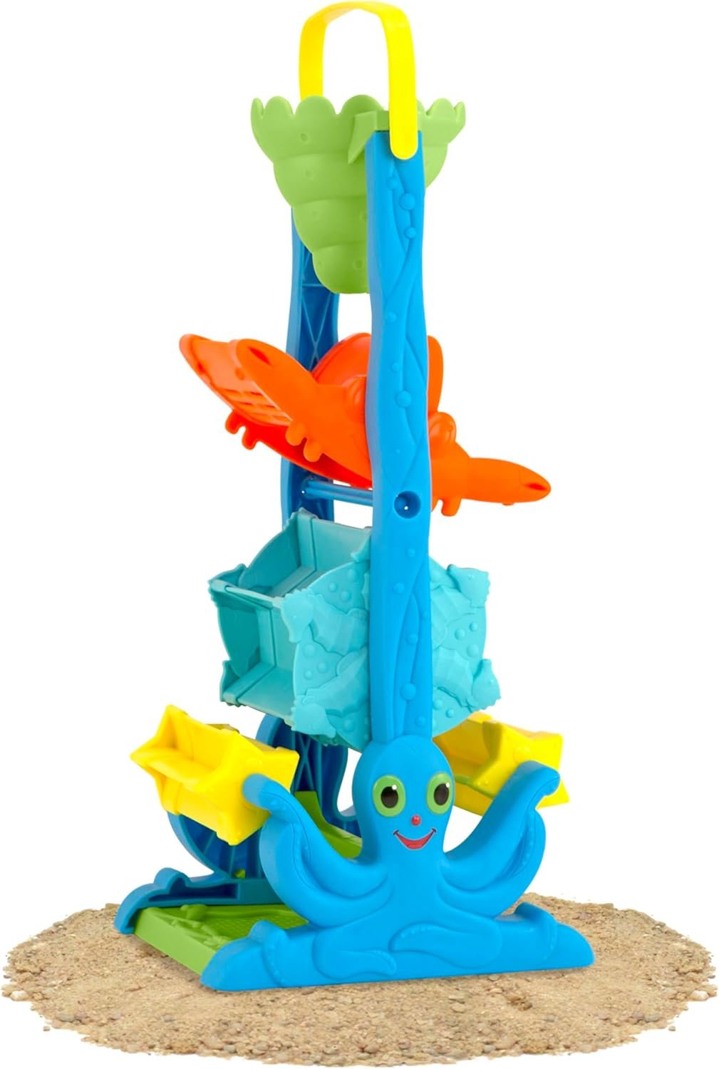 Melissa & Doug Seaside Sidekicks Funnel Fun Sand and Water Toy – Kids Outdoor Toys and Beach Toys for Toddlers, Encourages Sensory Play, Ages 2+