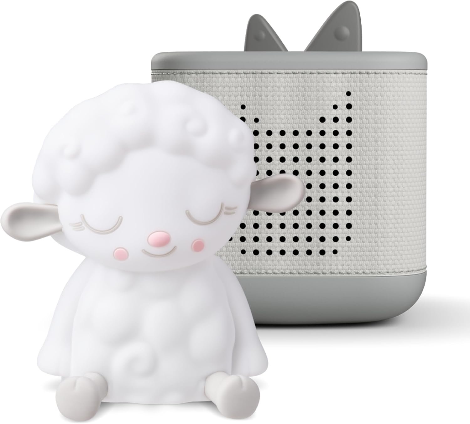 Toniebox 2 Audio Player Bundle for Kids 1+ with Sleepy Sheep Night Light – Moon Gray