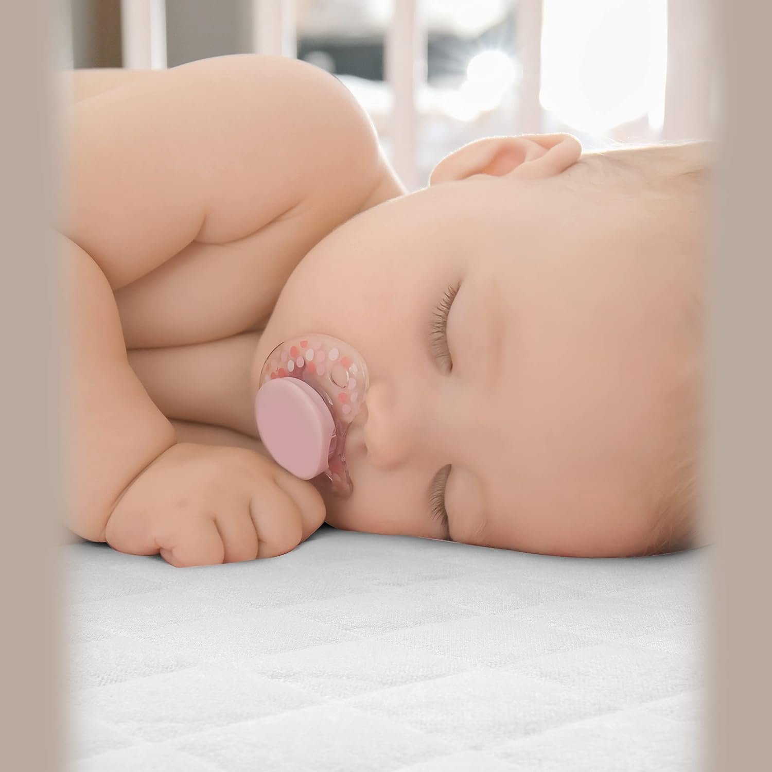 Organic Bamboo from Viscose Fitted Crib Mattress Protector Pad by Baby&Brooke – 100% Waterproof, Absorbent, Non-Toxic, Breathable Mattress Cover – (52″x 28″x 8″)