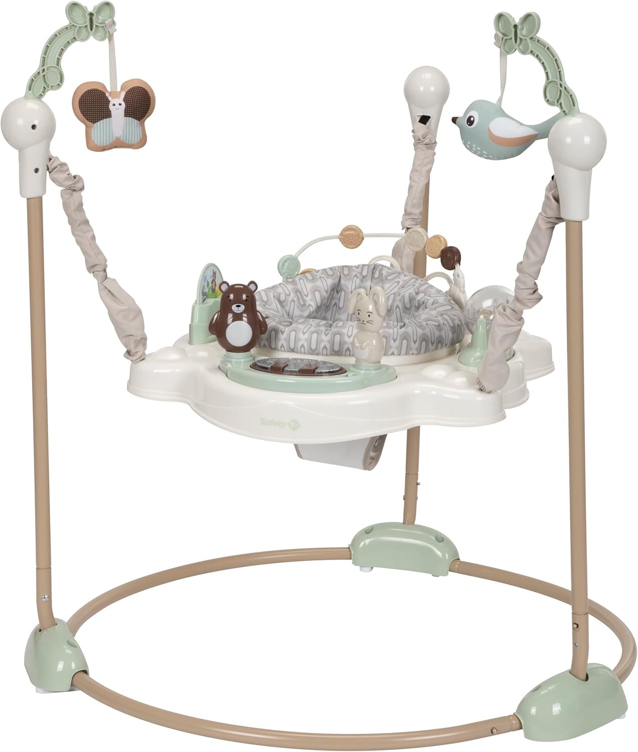 Safety 1st Bob-and-Twist Baby Activity Center, 3-in-1 Play Center, Bouncer, and Baby Jumper, Dunes Edge, Folding