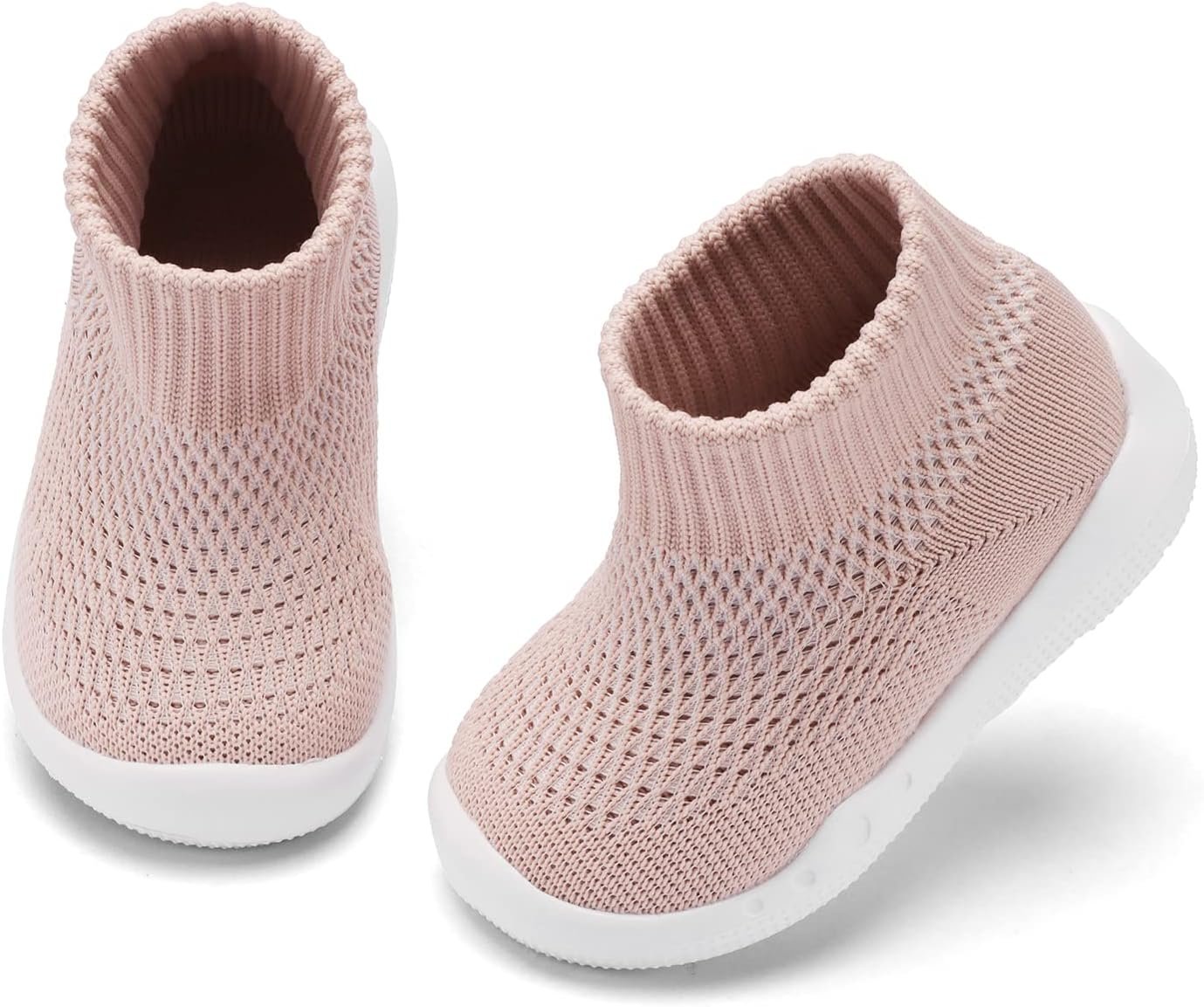 Engtoy Baby Shoes Sock Shoes Baby Walking Shoes Infant Non-Slip Breathable Slippers with Soft Rubber Sole Baby Boys Girls Slip On Sneakers