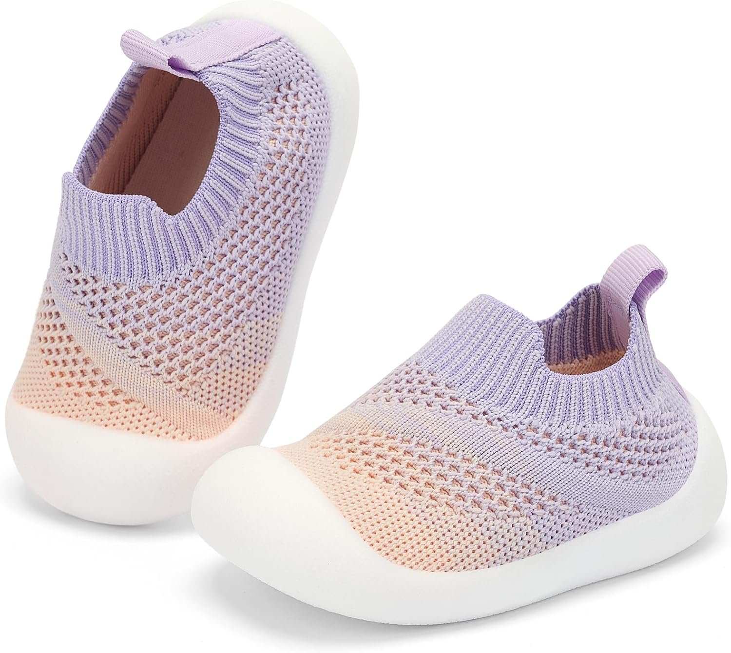 BACSAC Baby Shoes & Socks – Non-Slip Soft Sole Slippers for Boys & Girls – Breathable Mesh Infant Sneakers