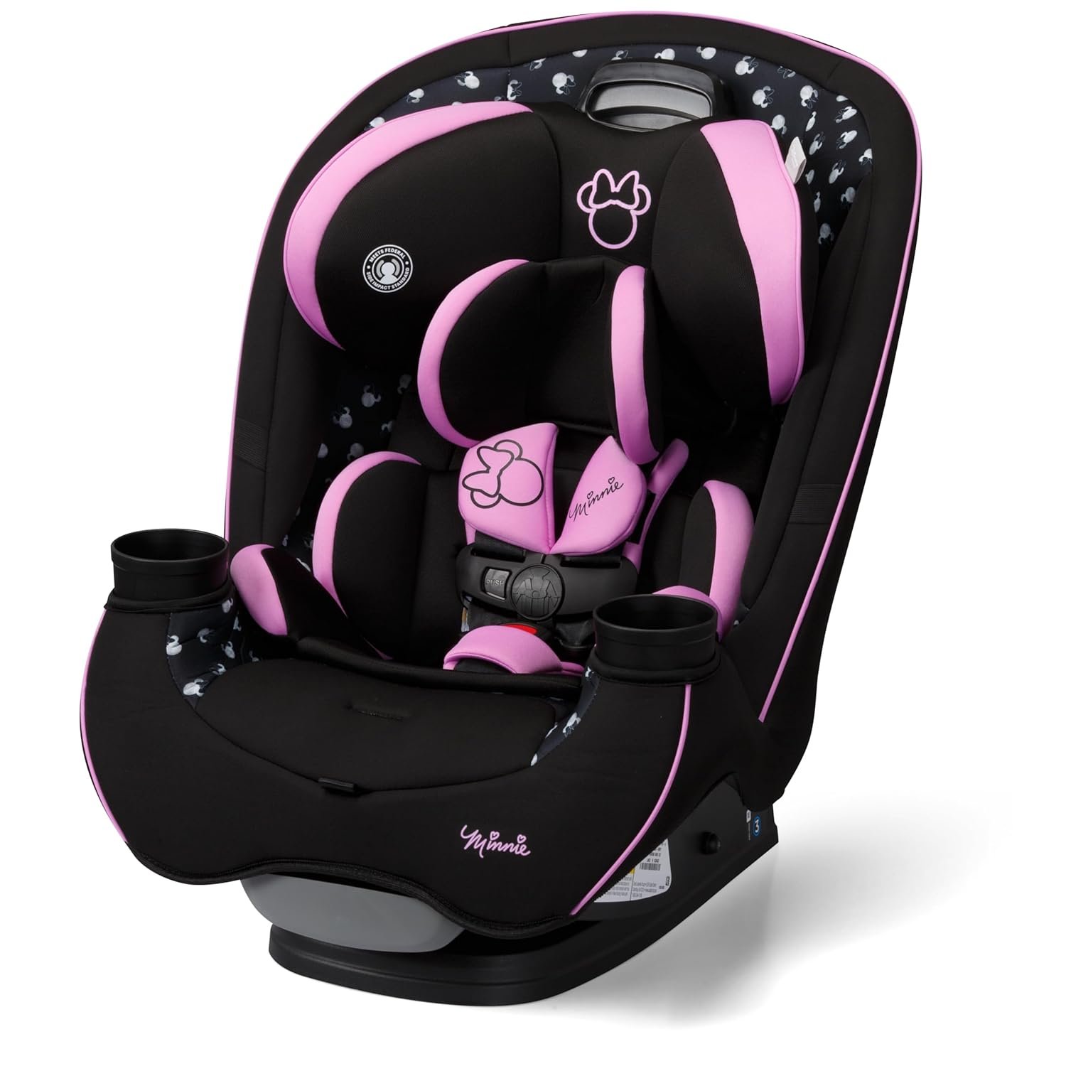Disney Baby Grow and Go All-in-One Convertible Car Seat, Infant to Toddler Carseat, Midnight Minnie 2