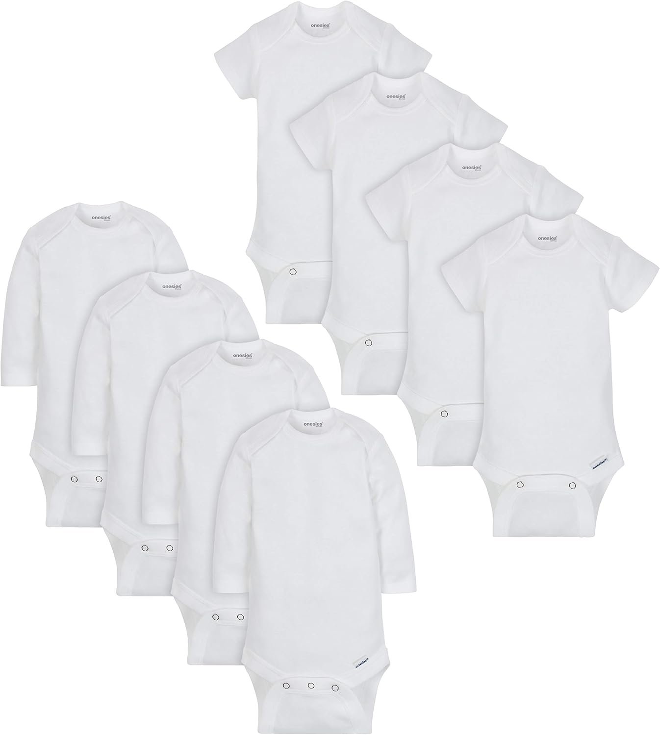 Onesies Brand Baby 8-pack Short Sleeve Mix & Match Bodysuits