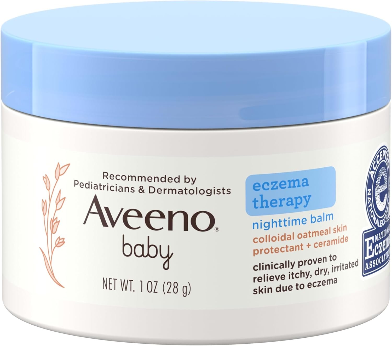 Aveeno Baby Eczema Therapy Nighttime Balm, 1 Ounce