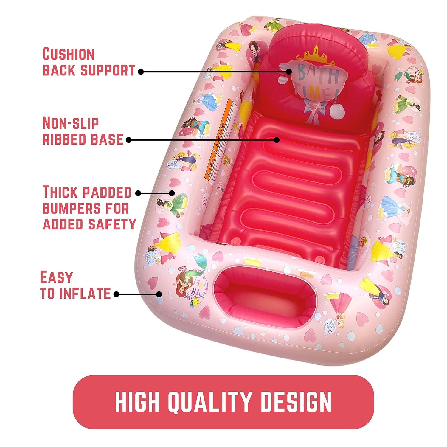 Disney Princess Loving Life Inflatable Tub