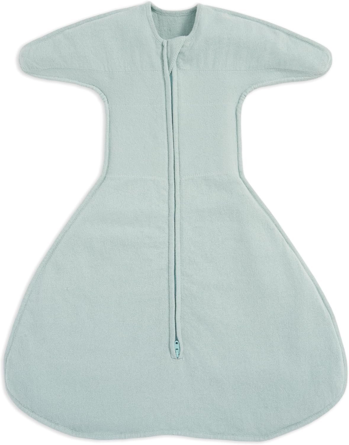 HALO Sleepsack SwaddleStretch, Arms Up or Extended Arms, Newborn Baby Swaddle, 0 – 3 Months, 0.5 TOG, Calm Sage