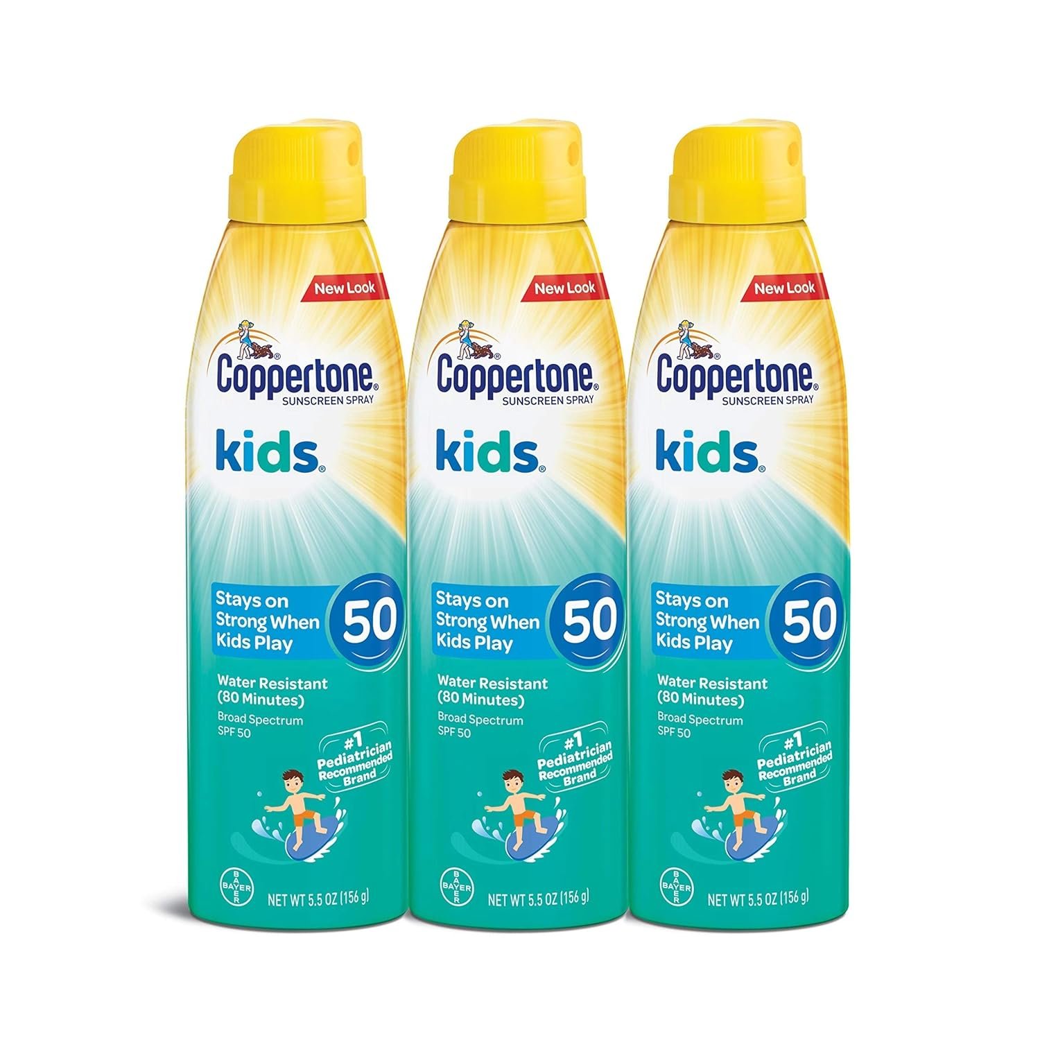 Coppertone Kids Sunscreen Spray SPF 50 5.5 Oz