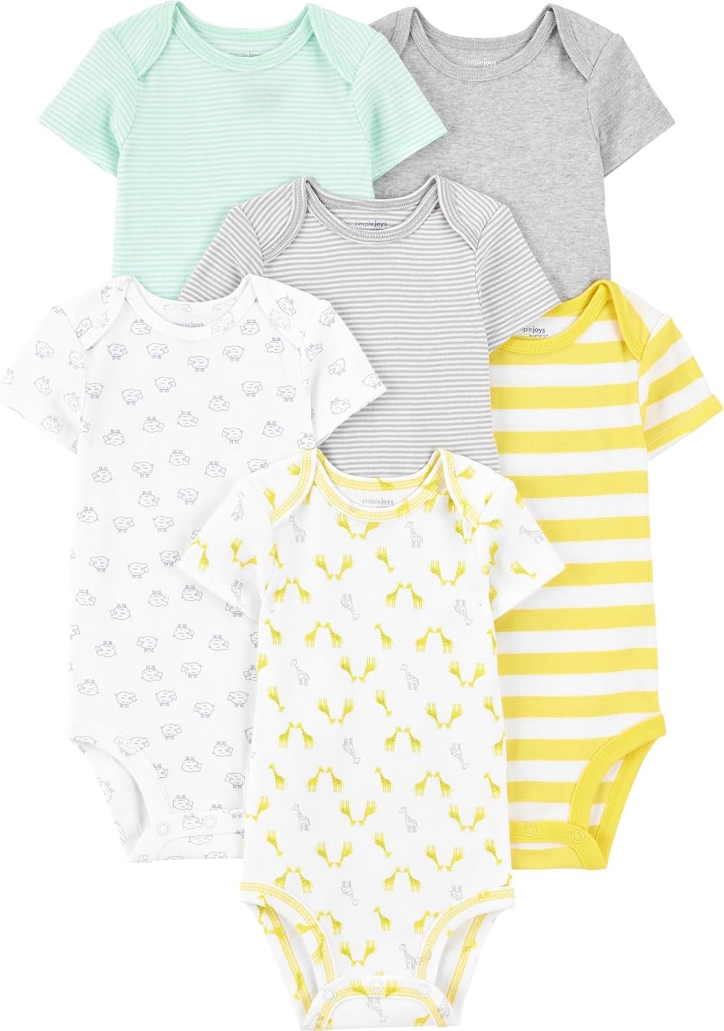 Simple Joys by Carter’s Unisex Babies’ Short-Sleeve Bodysuit