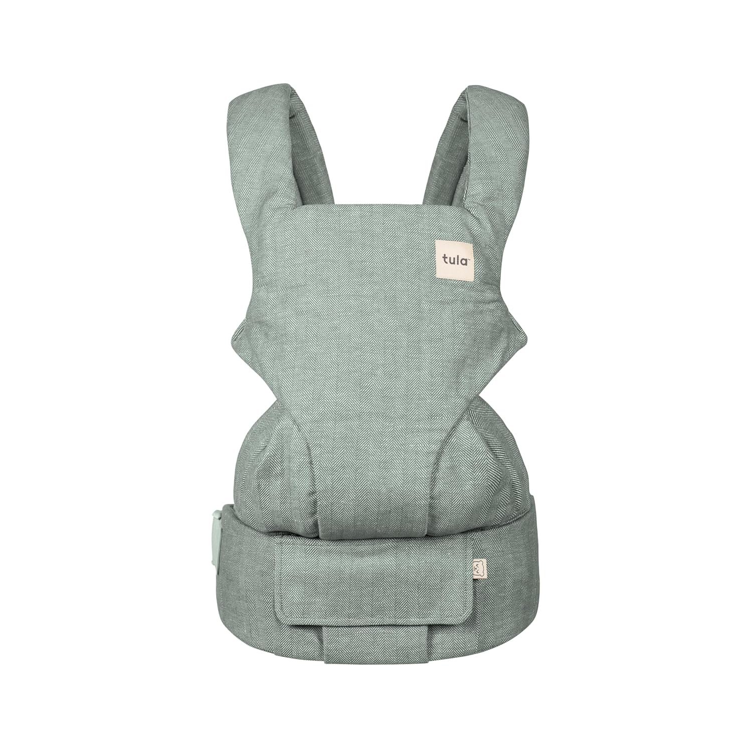 Baby Tula Explore Carriers – Breathable Baby Carrier Newborn to Toddler – Adjustable Toddler Carrier – Multiple Ergonomic Positions Front and Back – Ergonomic Fit for 7-45 lb – Linen, Spruce