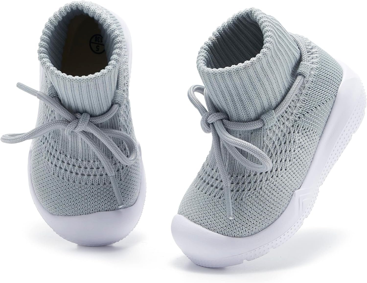 MORENDL Baby Sock Shoes Toddler Sneakers Infant Tennis Slip On Walking Shoes Boys & Girls Non-Slip Slippers