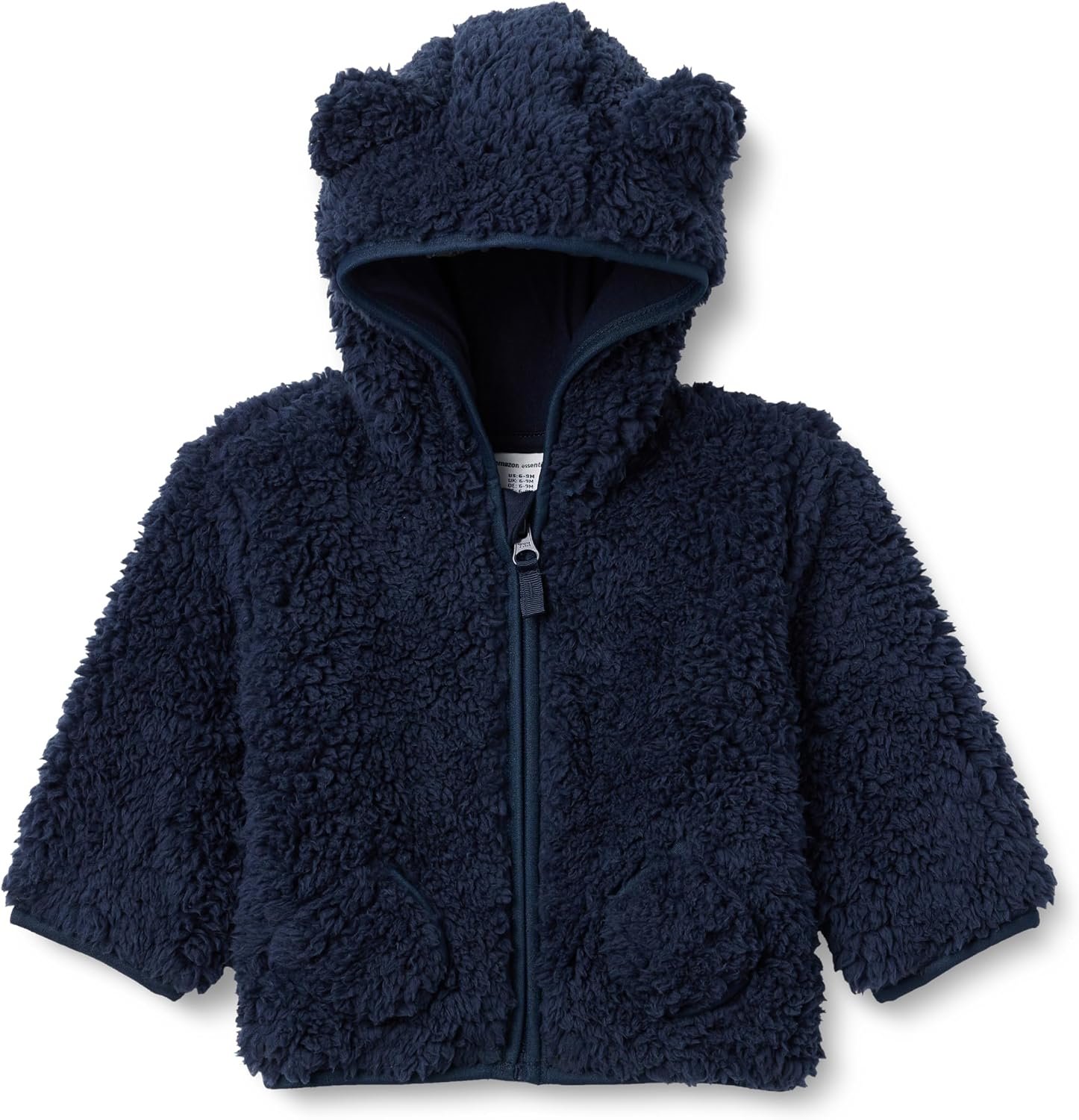 Amazon Essentials Unisex Babies’ Hooded Sherpa Jacket