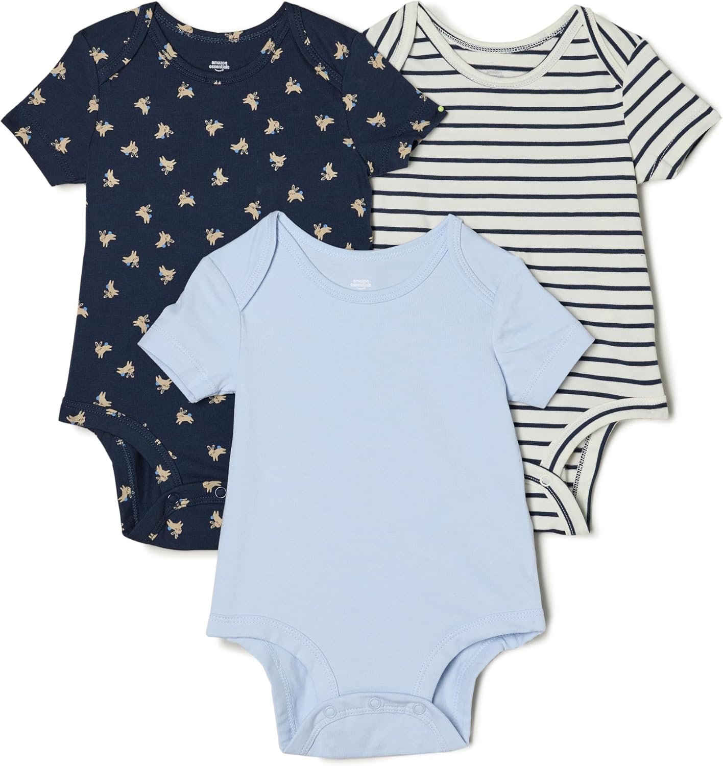 Amazon Essentials x Sofia Grainge Unisex Babies’ Short Sleeve Crewneck Bodysuit