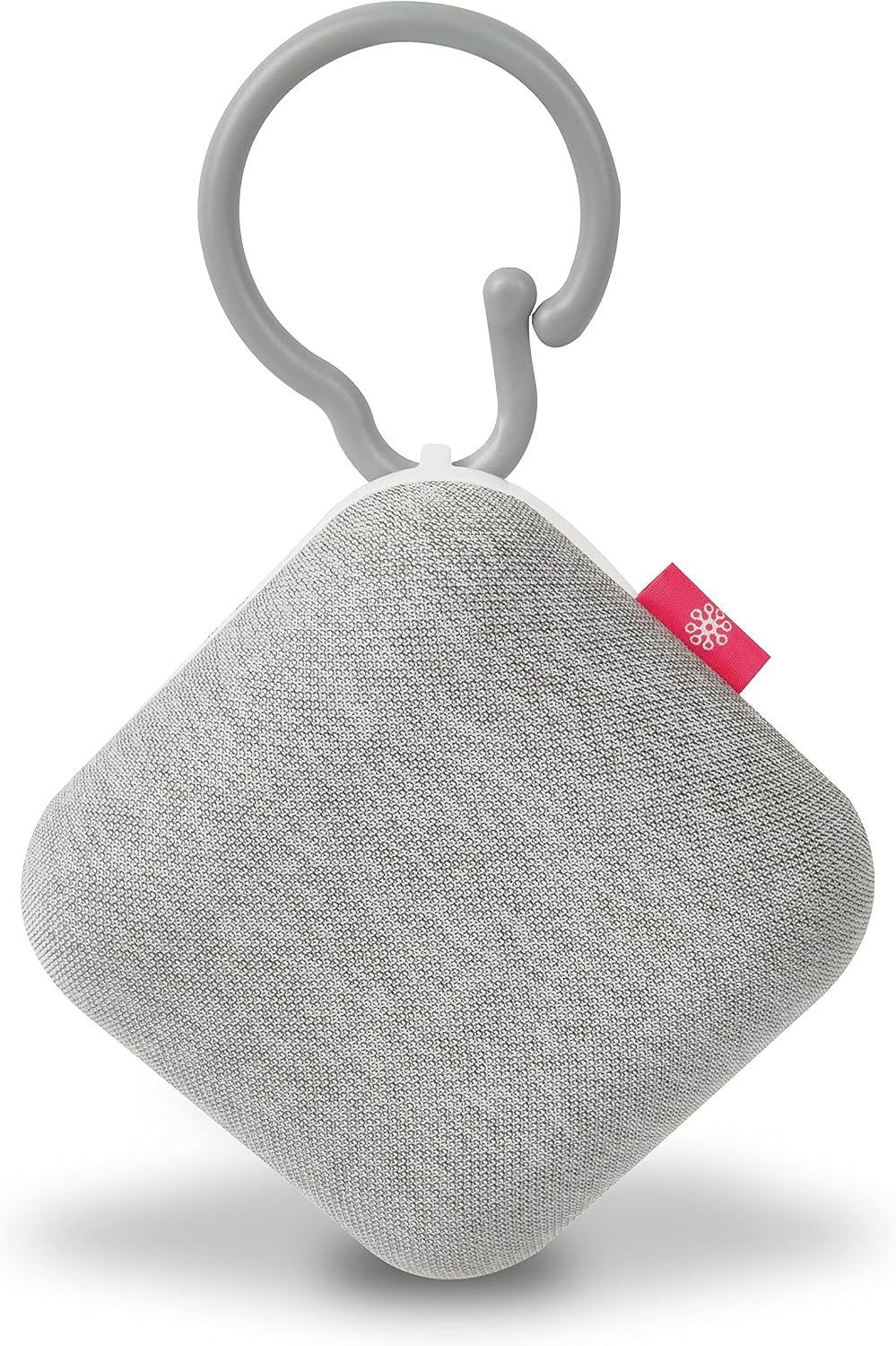 Project Nursery Portable Sound Soother for Baby, White Noise Sound Machine and Sleep Soother with 8 Calming Sounds and 2 Lullabies, Sleep Timer, Volume Control and Flexible Clip, Gray